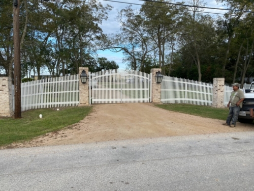 White Wood and Brick